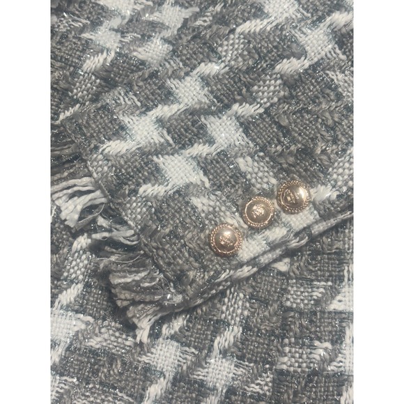 Walter Baker NWT Damon Blazer ‎ XL Heritage Tweed Gray Notch Single Breasted - Picture 6 of 10